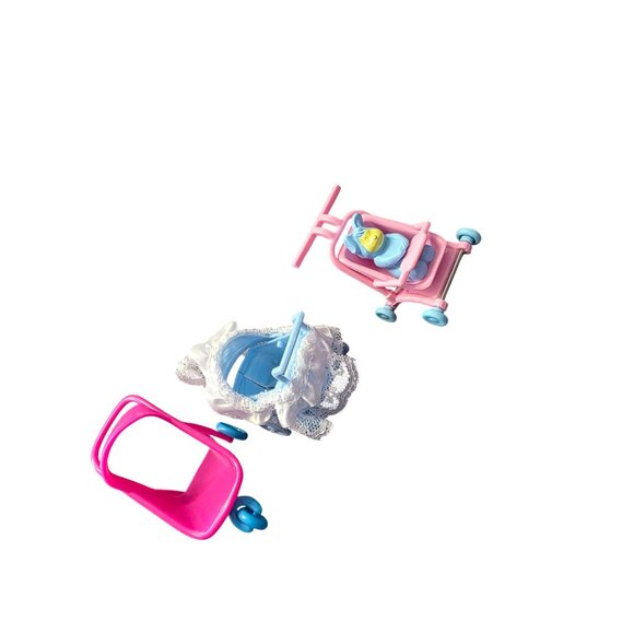 Baby Strollers Dollhouse Toys Lot of 3 - Picture 2 of 7